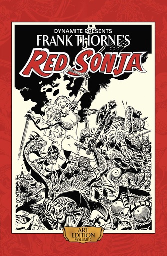 FRANK THORNE RED SONJA ART ED HC 02