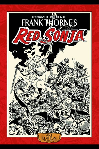 FRANK THORNE RED SONJA ART ED HC SGN 02