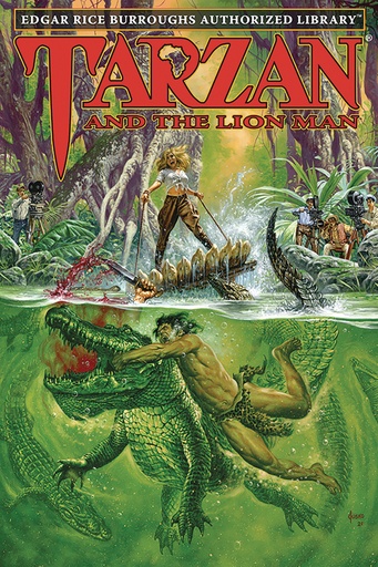 ERB AUTH LIB TARZAN HC 17 TARZAN AND THE LION MAN