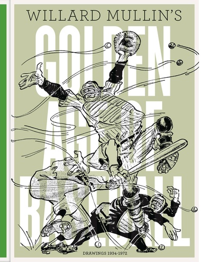MULLINS GOLDEN AGE BASEBALL DRAWINGS HC 1934-1972