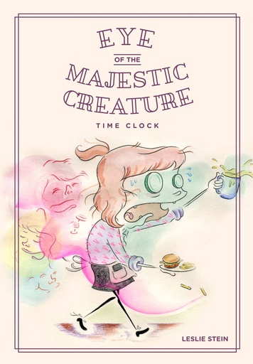 TIME CLOCK ORIGINAL EYE OF MAJESTIC CREATURE