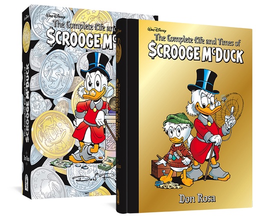 COMPLETE LIFE & TIMES SCROOGE MCDUCK HC LUXE BOX SET ROSA