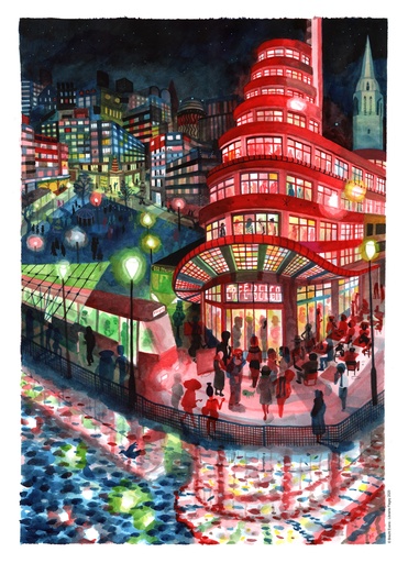 Brecht Evens - Poster Flagey - A1-formaat