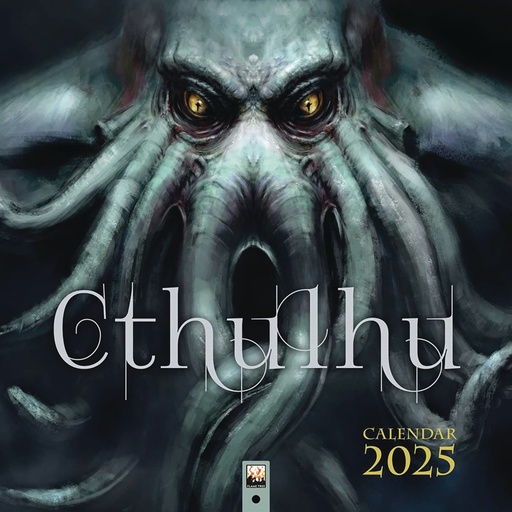 CTHULHU ART 2025 WALL CALENDAR