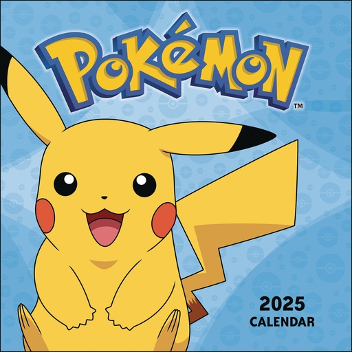 POKEMON 2025 WALL CALENDAR