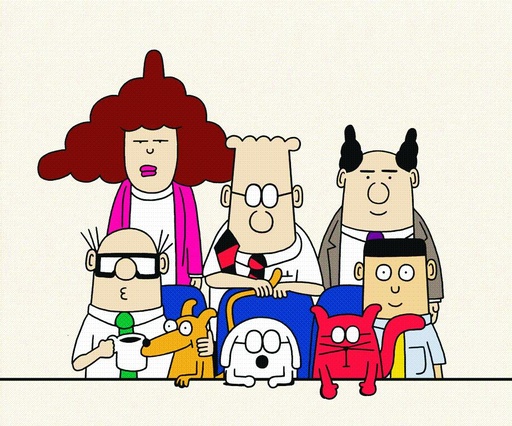 DILBERT TEAMWORK MEANS YOU CANT PICK SIDE