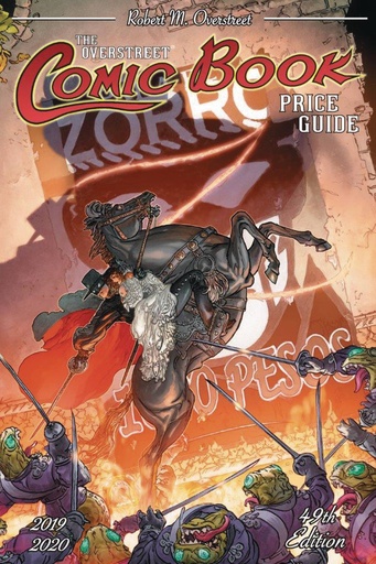OVERSTREET COMIC BK PG 49 HALL OF FAME ZORRO