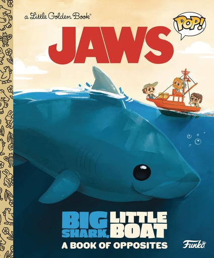 FUNKO JAWS BIG SHARK LITTLE BOAT LITTLE GOLDEN BOOK
