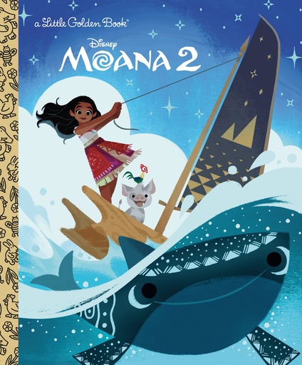 DISNEY MOANA 2 LITTLE GOLDEN BOOK