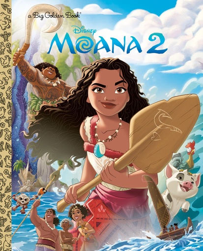 DISNEY MOANA 2 BIG GOLDEN BOOK