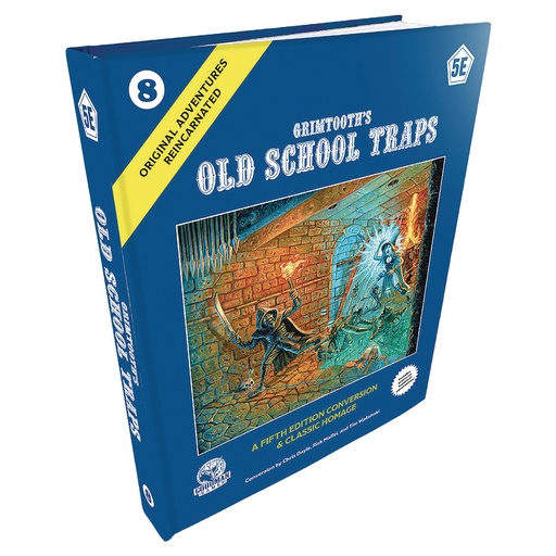 D&D 5E ORIGINAL ADV REINCARNATED HC 8 GRIMTOOTHS TRAPS