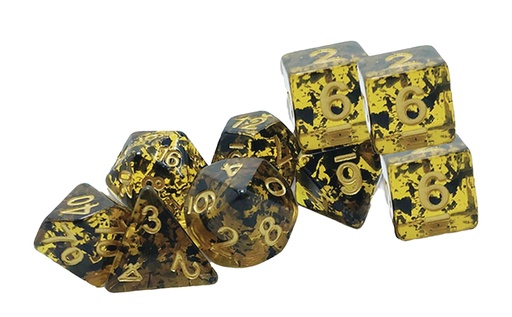 TERRACOTTA GRECIAN VASE DICE TRADITIONAL 9 SET