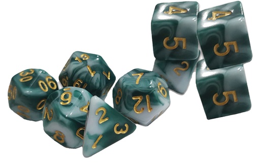THRACIAN SMOKEY SACRIFICE DICE TRADITIONAL 9 SET