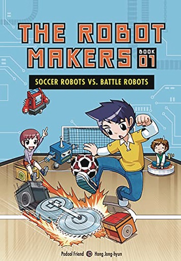 ROBOT MAKERS 01 SOCCER ROBOTS VS BATTLE ROBOTS