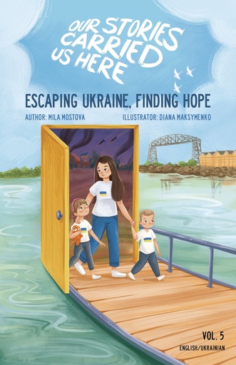 ESCAPING UKRAINE FINDING HOPE HC (BILINGUAL ED)