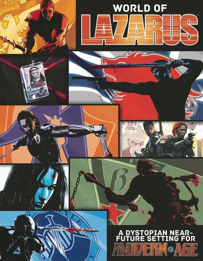 WORLD OF LAZARUS MODERN AGE RPG CAMPAIGN SETTING HC