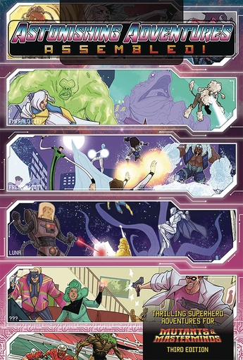 MUTANTS & MASTERMINDS RPG ASTONISHING ADV ASSEMBLED SC