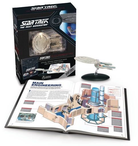 STNG USS ENTERPRISE NCC 1701D ILLUS HANDBOOK W COLLECTIBLE