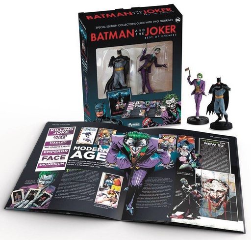 BATMAN AND JOKER HC W COLLECTIBLES