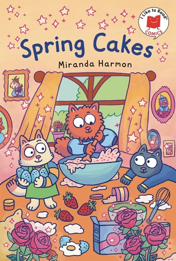 I LIKE TO READ COMICS SPRING CAKES