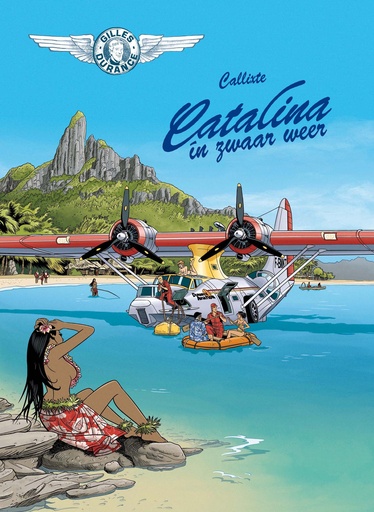 Gilles Durance 2 Catalina in zwaar weer