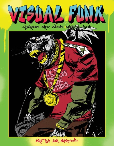 VISUAL FUNK STREET ART ADULT COLORING BOOK