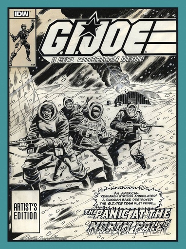 GI JOE A REAL AMERICAN HERO ARTIST ED HC