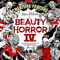 BEAUTY OF HORROR CREATURE FEATURE COLORING BOOK