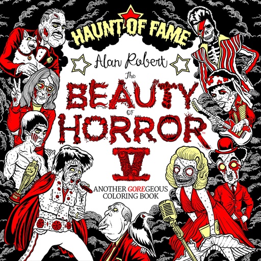 BEAUTY OF HORROR COLORING 05 HAUNT OF FAME
