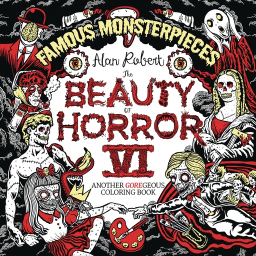 BEAUTY OF HORROR COLORING BOOK 06 FAMOUS MONSTERPIECES