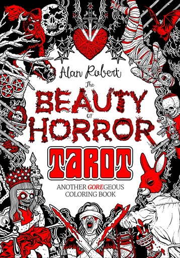 BEAUTY OF HORROR TAROT COLORING BOOK