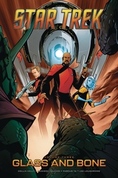 STAR TREK 3 GLASS AND BONE