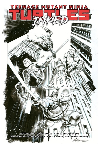 TMNT 1 RETURN TO NEW YORK INKED DELUXE
