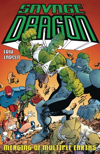 SAVAGE DRAGON MERGING OF MULTIPLE EARTHS