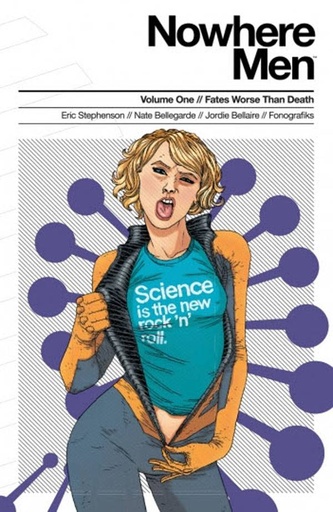NOWHERE MEN 01 FATES WORSE THAN DEATH (TEAL SHIRT)