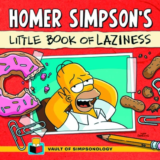 VAULT OF SIMPSONOLOGY HC 01 HOMER LITTLE BOOK LAZINESS
