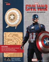 INCREDIBUILDS CAPT AMERICA DLX MODEL W BOOK