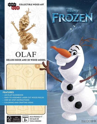 INCREDIBUILDS FROZEN OLAF DLX MODEL W BOOK