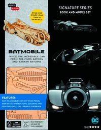 INCREDIBUILDS BATMOBILE SIGNATURE SERIES MODEL W BOOK