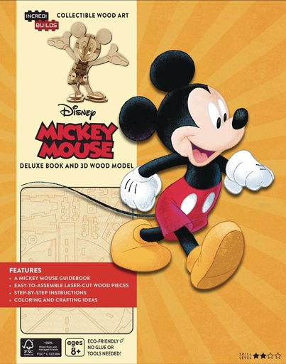 INCREDIBUILDS MICKEY MOUSE DLX MODEL W BOOK