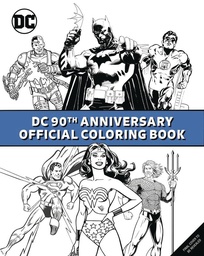 DC COMICS 90TH ANNIVERSARY OFF COLORING BOOK