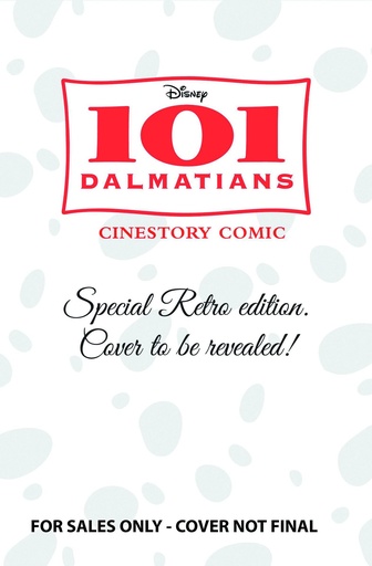 DISNEY 101 DALMATIANS CINESTORY RETRO COLLECTORS ED